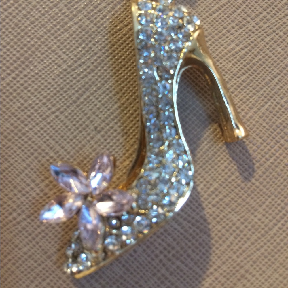 Crystal High Heel Pocketbook Charm / Key Ring - Picture 3 of 6